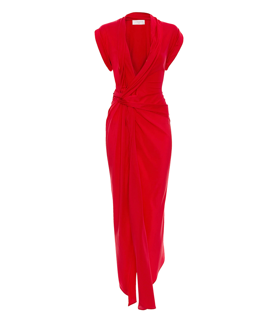 VICTORIA BECKHAM - ASYMMETRIC TWIST DETAIL DRESS