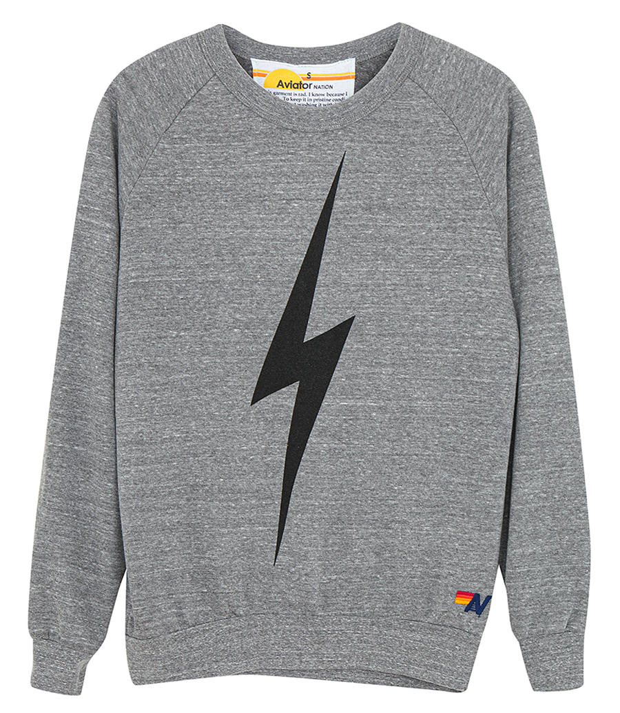 AVIATOR NATION - BOLT CREW SWEATSHIRT