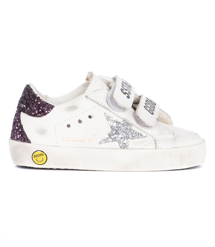 GOLDEN GOOSE  - OLD SCHOOL CLASSIC WITH SPUR LEATHER