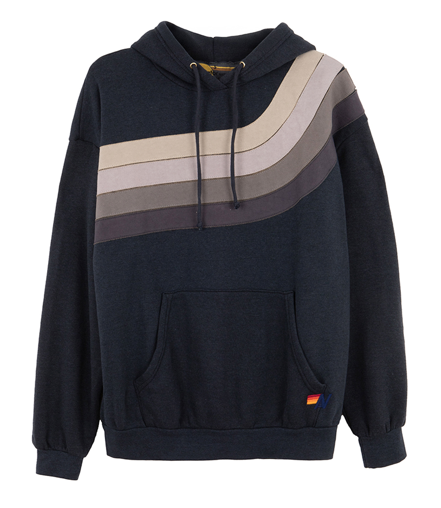 AVIATOR NATION - WAVE STRIPE 4 PULLOVER HOODIE