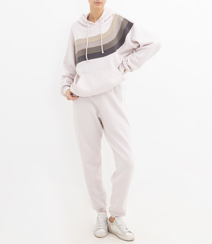 WAVE STRIPE 4 PULLOVER HOODIE