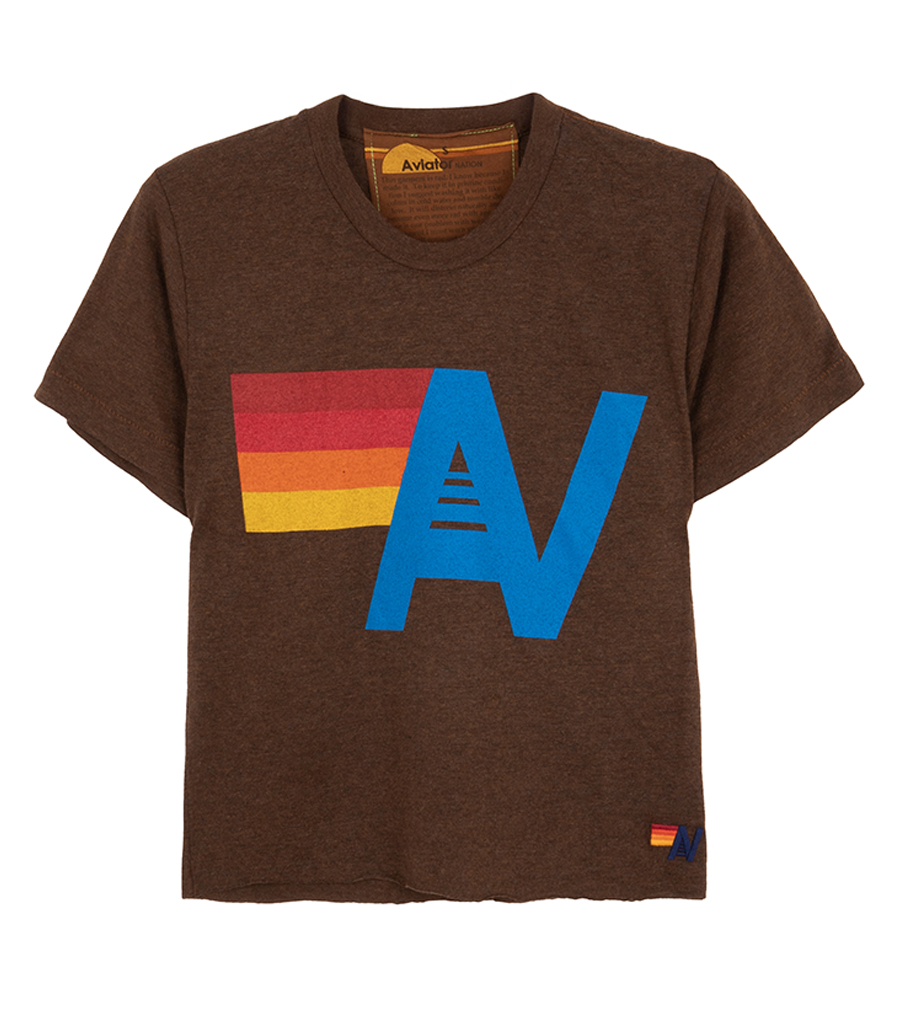 AVIATOR NATION - WOMENS LOGO BOYFRIEND TEE