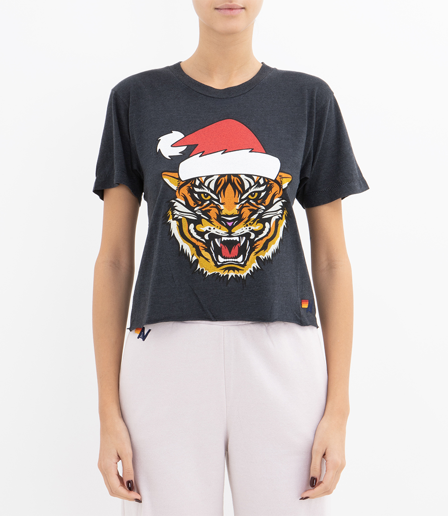 SANTA TIGER BIG BOYFRIEND TEE