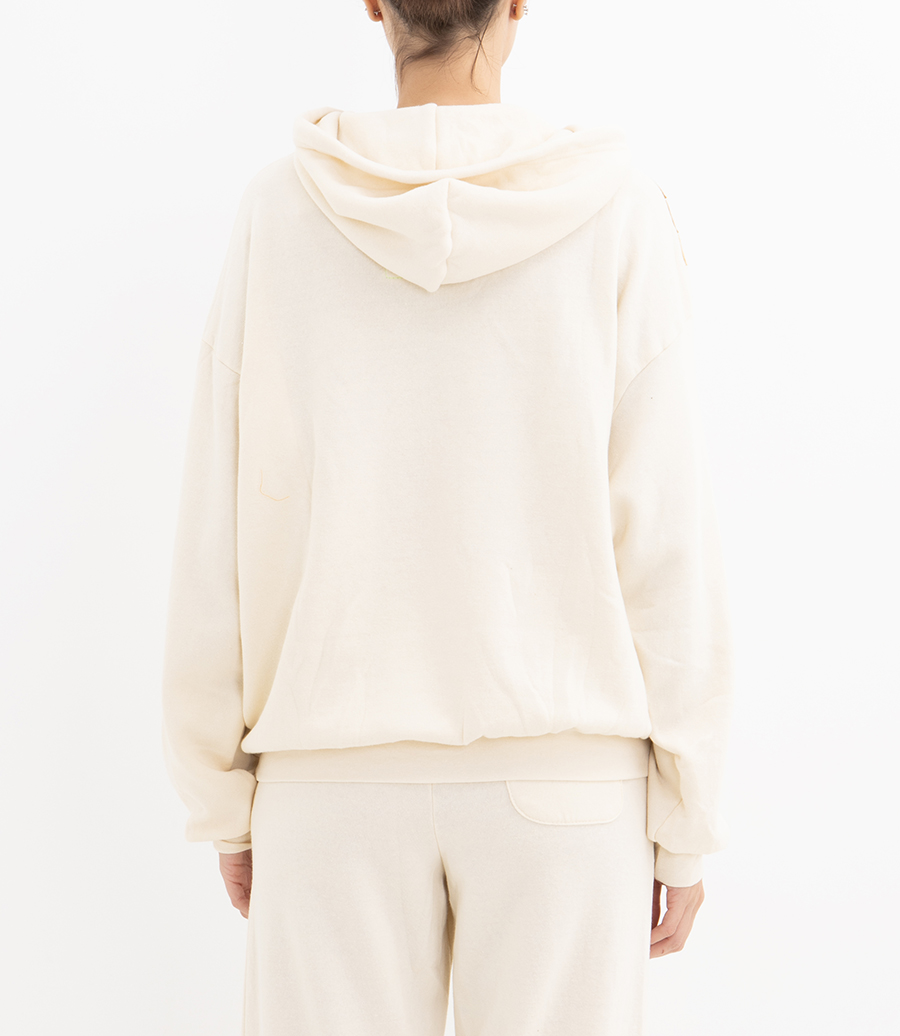 CROSS STRIPE PULLOVER HOODIE