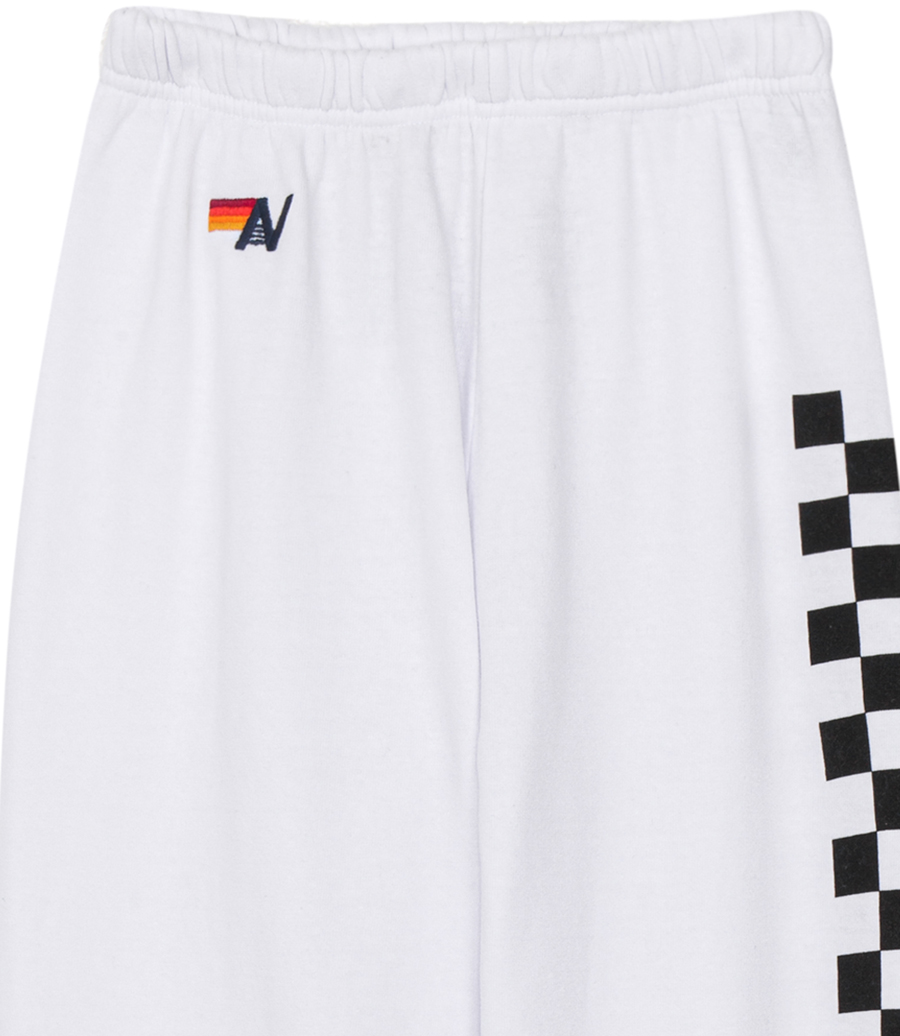 CHECK LEG WOMEN'S SWEATPANTS