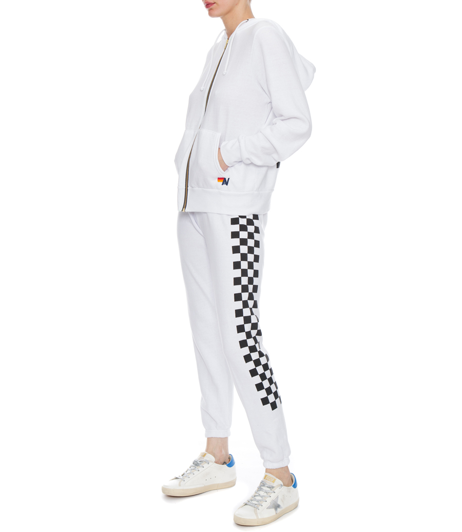 CHECK LEG WOMEN'S SWEATPANTS