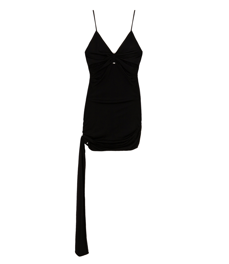 DION LEE - GATHERED BOLT MINI DRESS