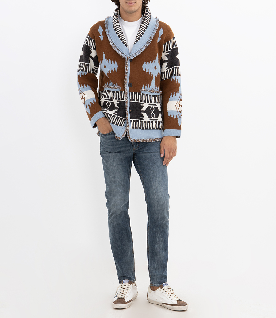 ICON JACQUARD CARDIGAN