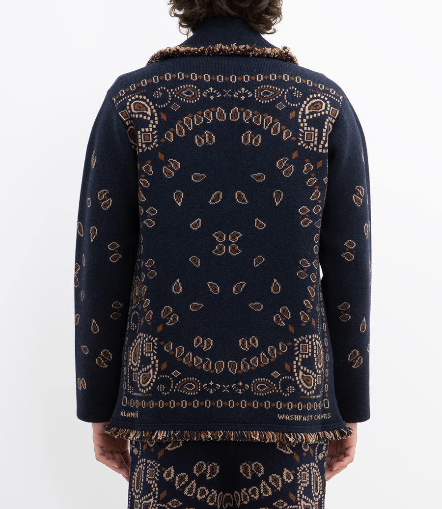 BANDANA JACQUARD CARDIGAN