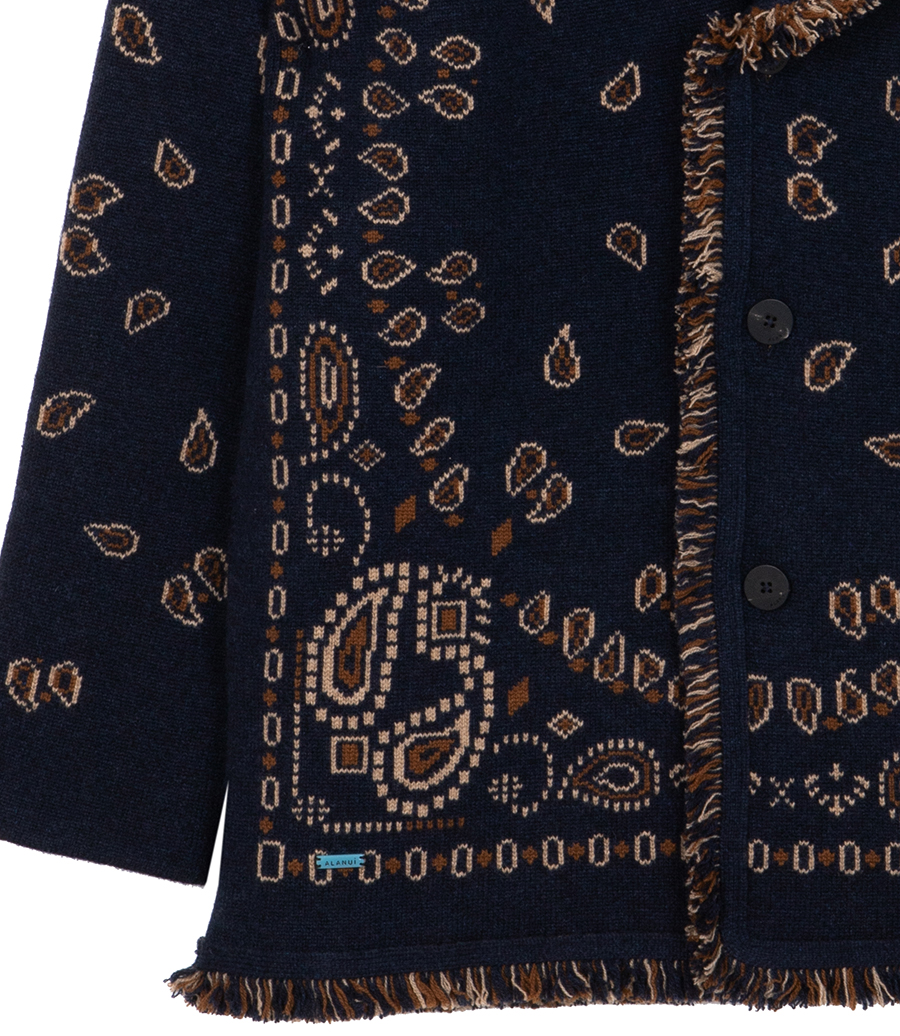 BANDANA JACQUARD CARDIGAN