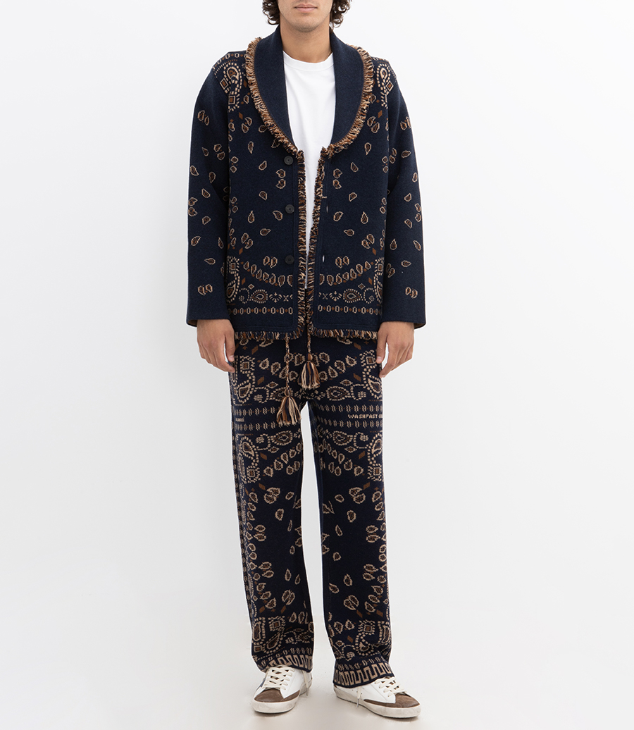 BANDANA JACQUARD CARDIGAN