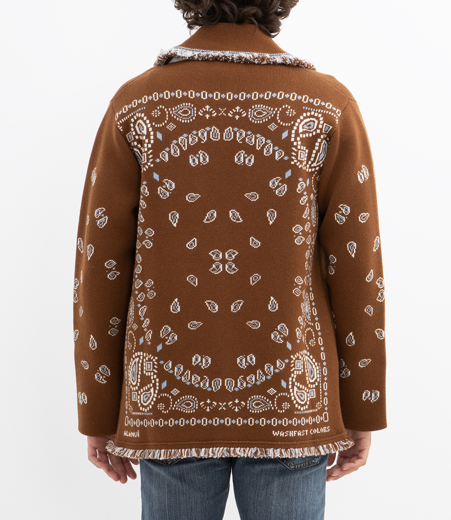 BANDANA JACQUARD CARDIGAN