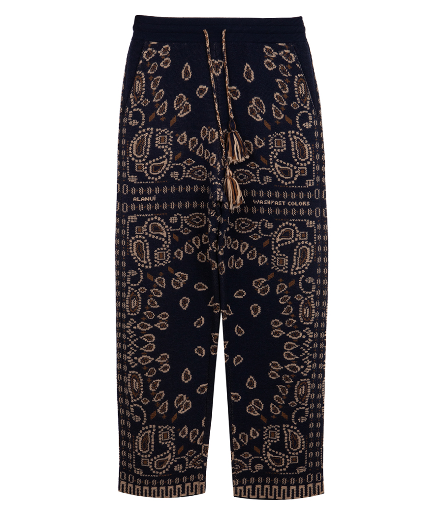 ALANUI - BANDANA JACQUARD PANTS