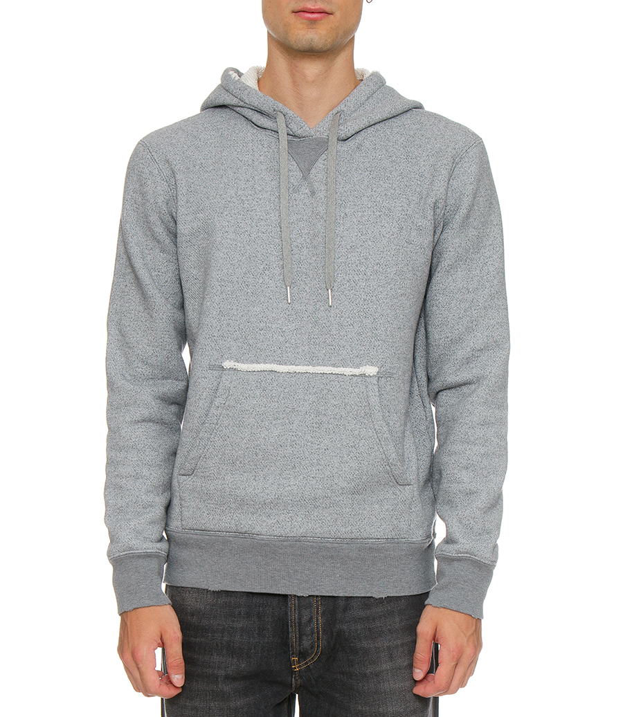 JOURNEY COLLECTION - GRAY MELANGE COTTON HOODIE