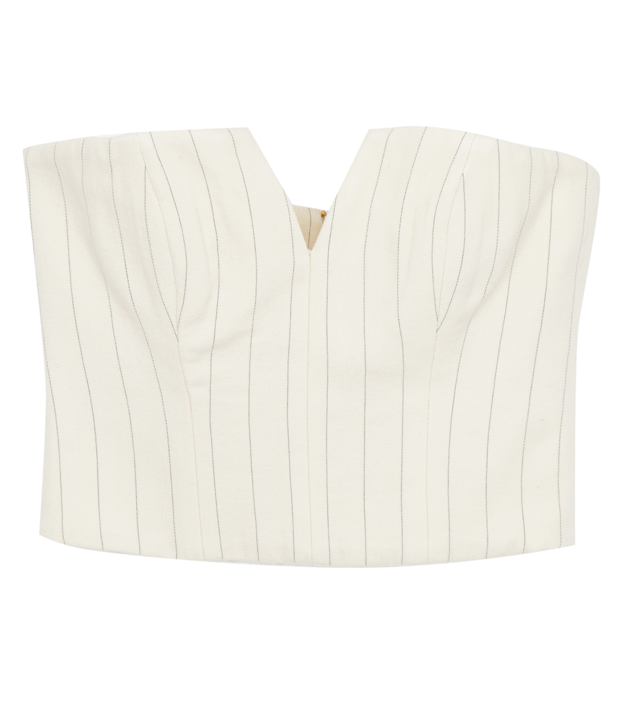 LUMINOSITY PINSTRIPE BUSTIER | Soho Soho Eshop
