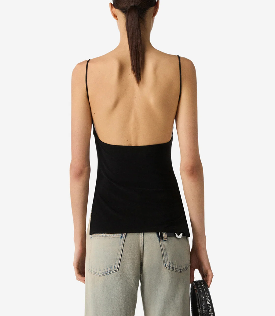 DRAPED WASHING CLIP GALA TOP