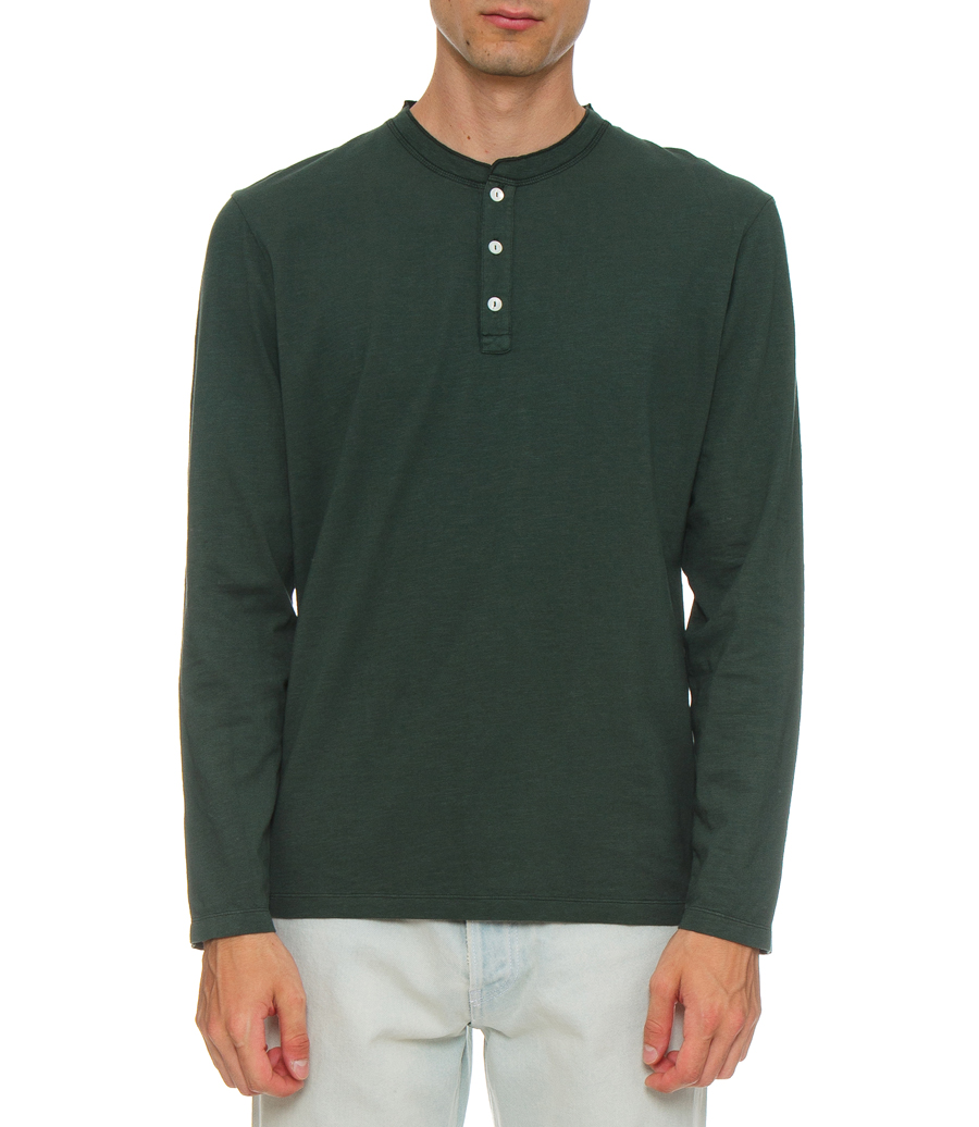 HENLEY T-SHIRT LS