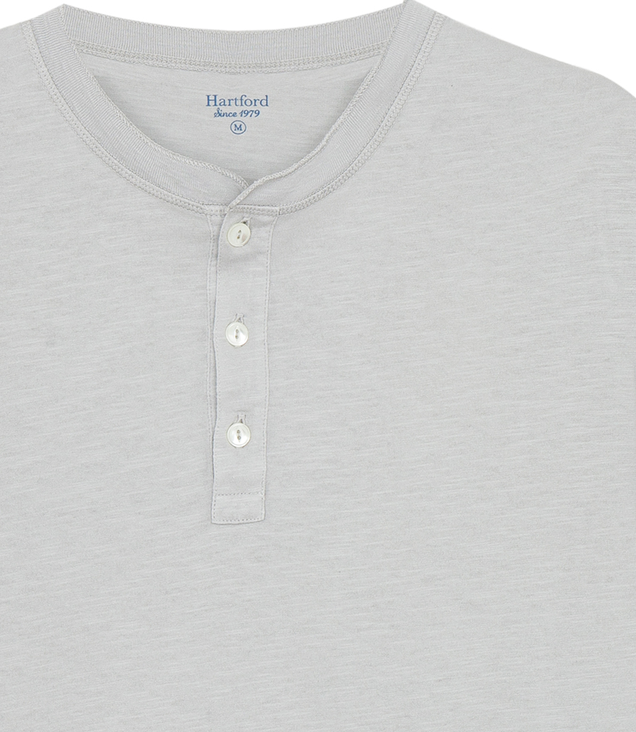 HENLEY T-SHIRT LS