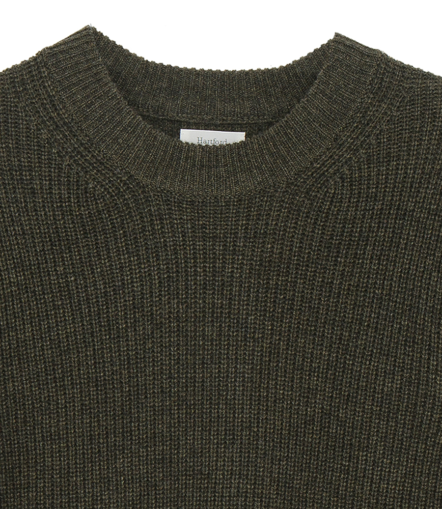 WOOL AND CASHMERE RIB SWEATER
