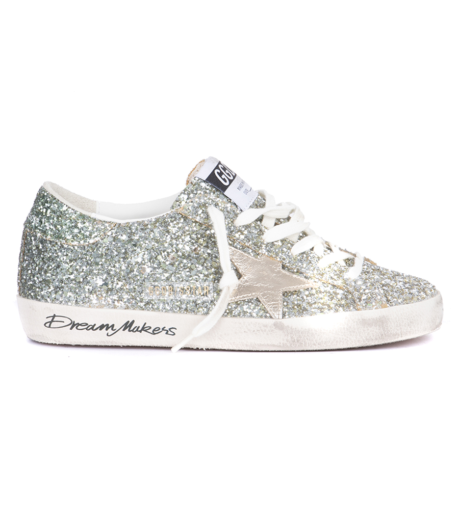 GOLDEN GOOSE  - LAMINATED STAR SUPER-STAR