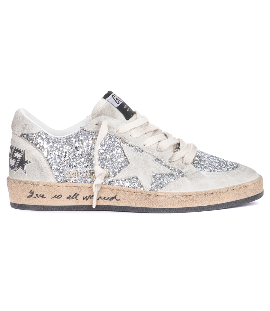 GOLDEN GOOSE  - ICE-GREY STAR BALL STAR