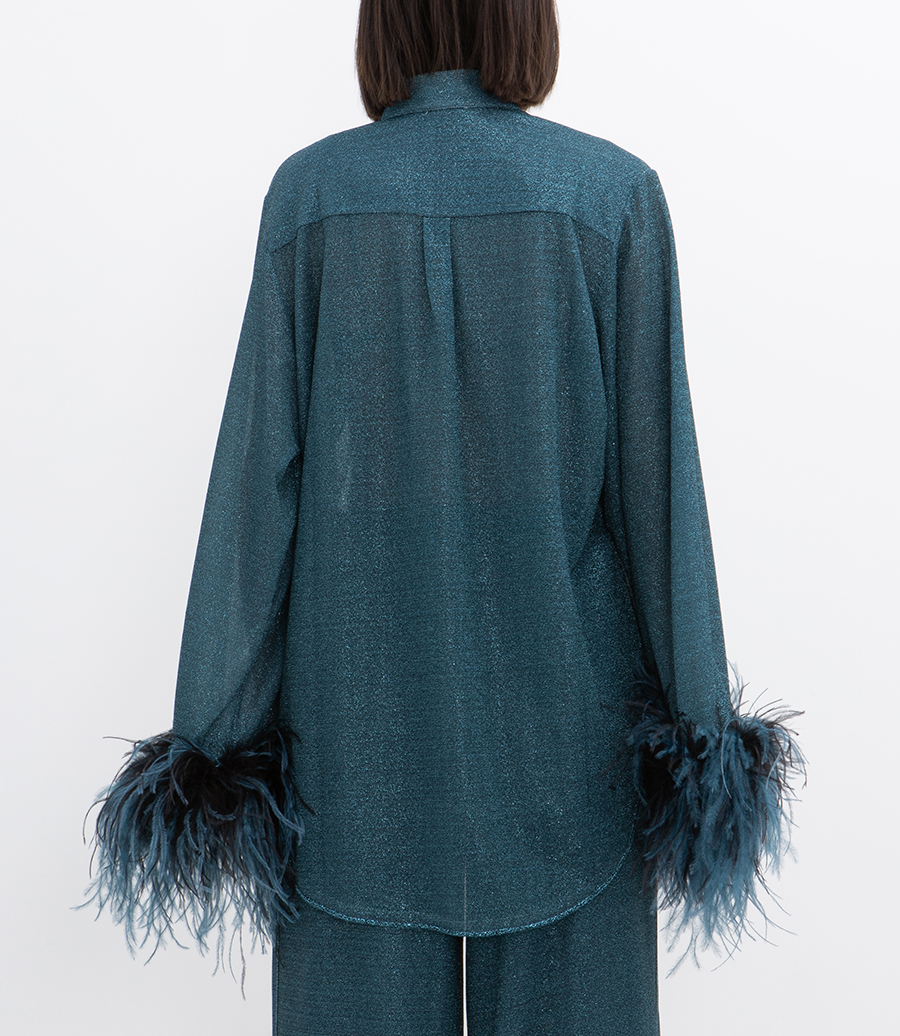 LUMIERE PLUMAGE LONG SHIRT