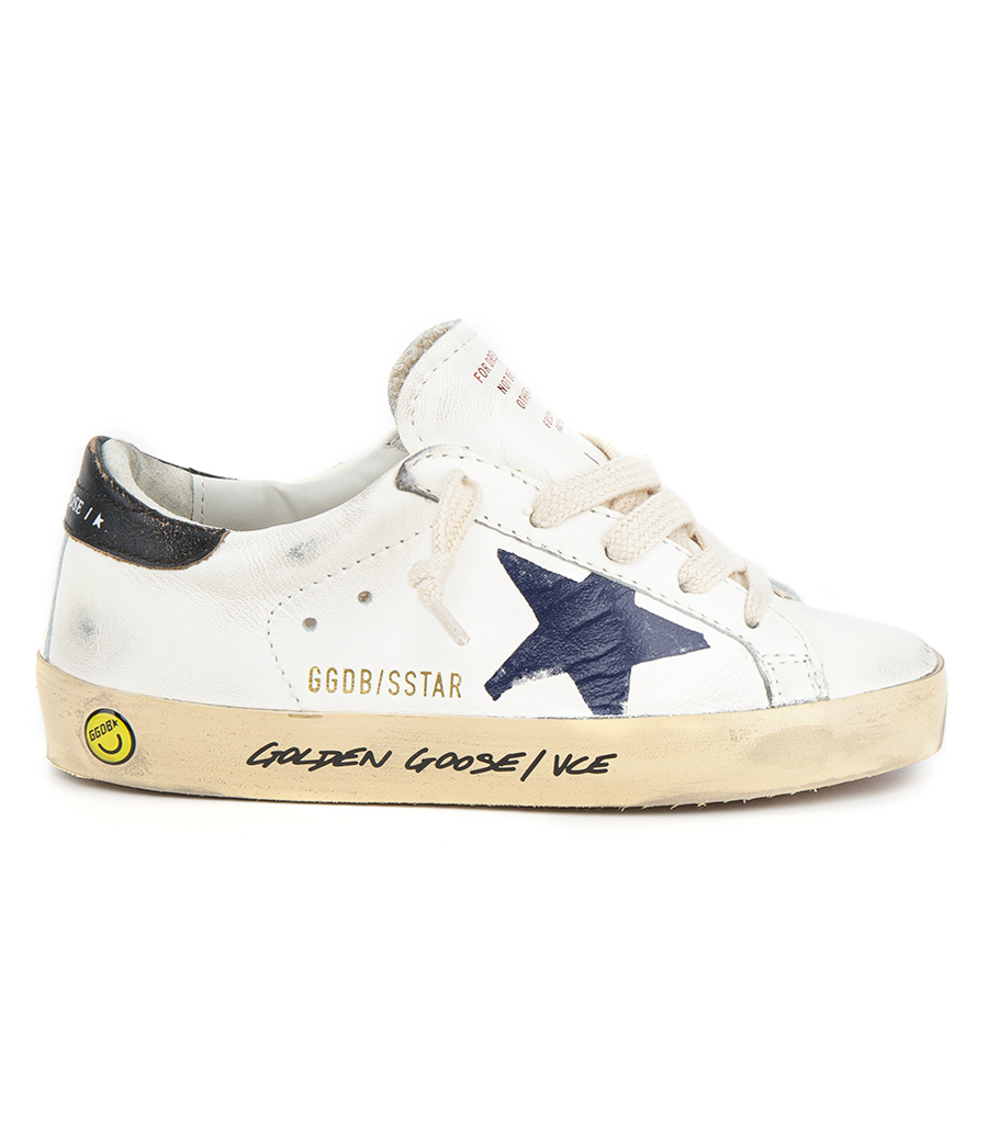 GOLDEN GOOSE  - PRINTED STAR SUPER-STAR