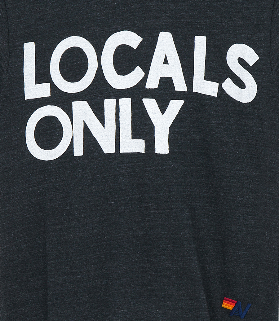 WOMEN'S LOCALS ONLY BOYFRIEND TEE SHIRT