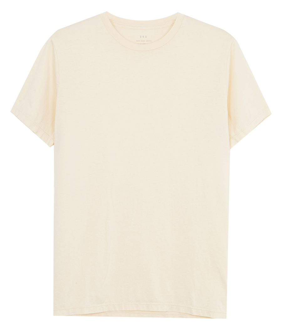 SAVE KHAKI - SHORT SLEEVE SUPIMA CREW TEE