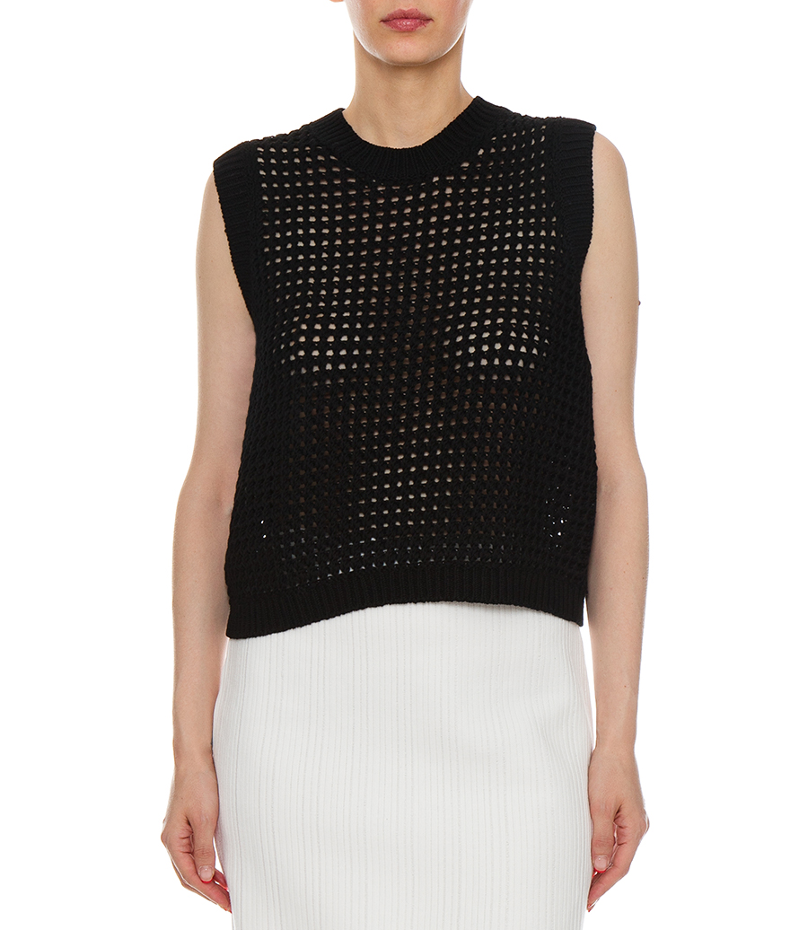 CREW NECK VEST