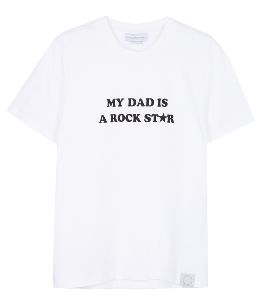 STELLA McCARTNEY  - MY DAD IS A ROCKSTAR BOYFRIEND T-SHIRT
