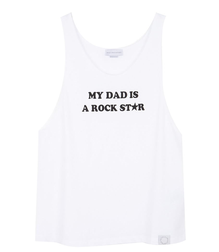 STELLA McCARTNEY  - MY DAD IS A ROCKSTAR TANK
