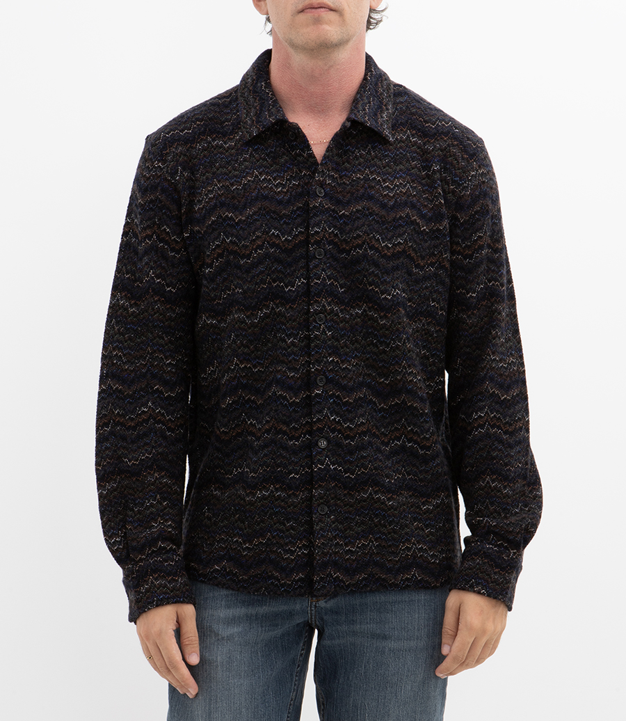 NON TEXTURED CHEVRON CARDIGAN