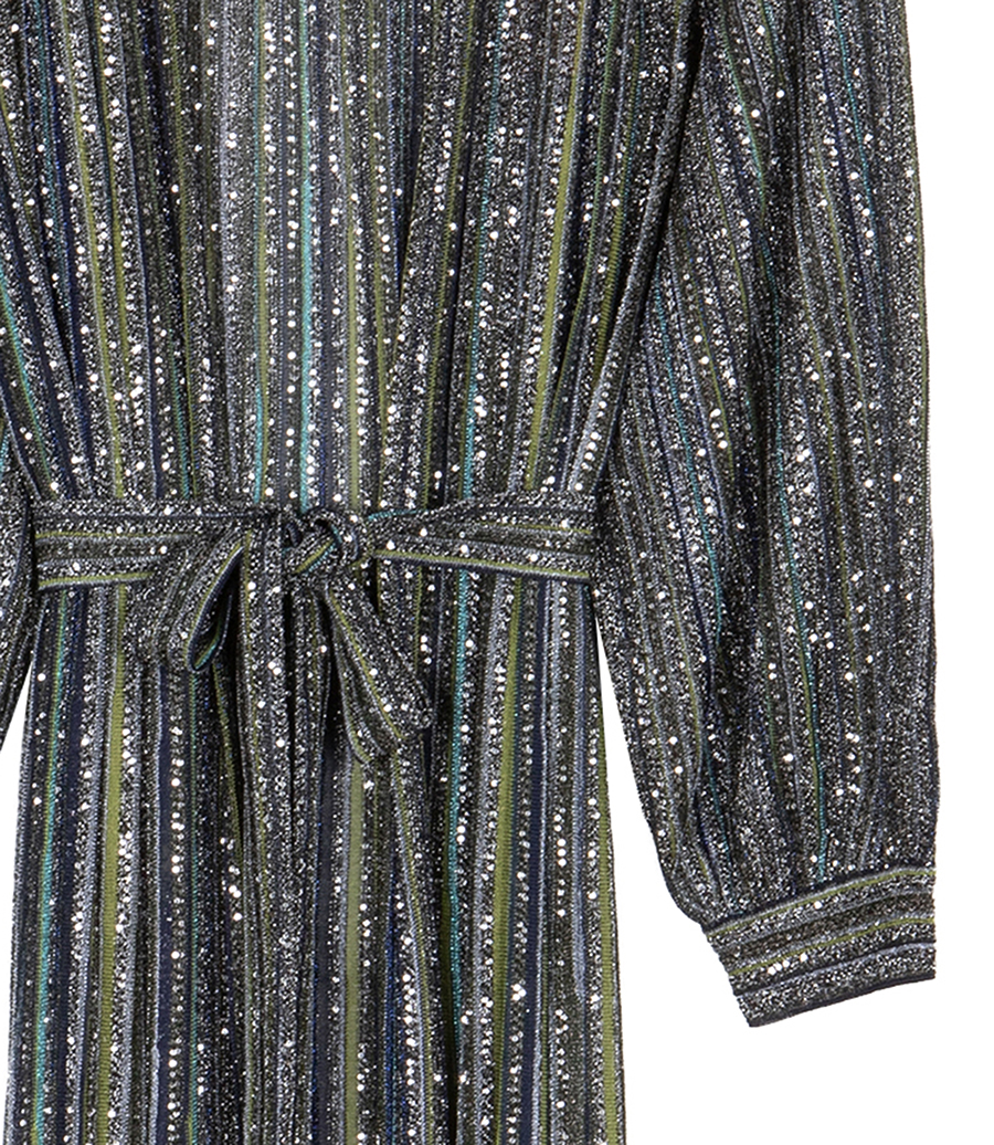SEQUINED LONG CARDIGAN