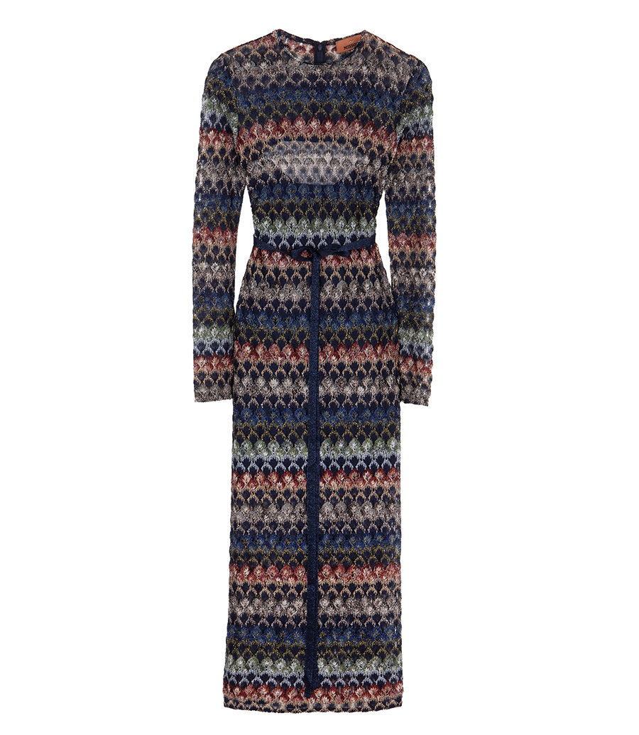 MISSONI - STRIPED MIDI DRESS