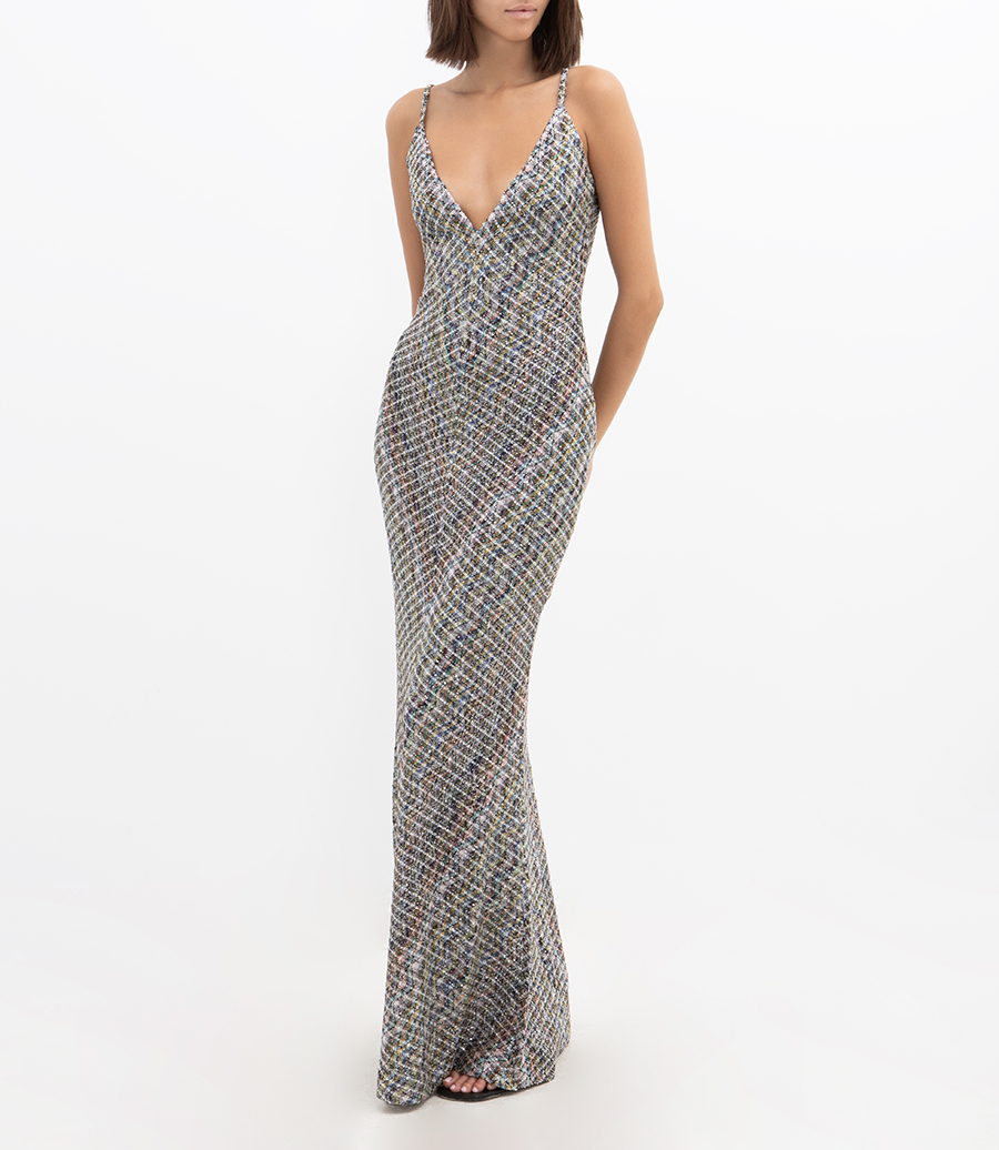 OPEN BACK LONG DRESS