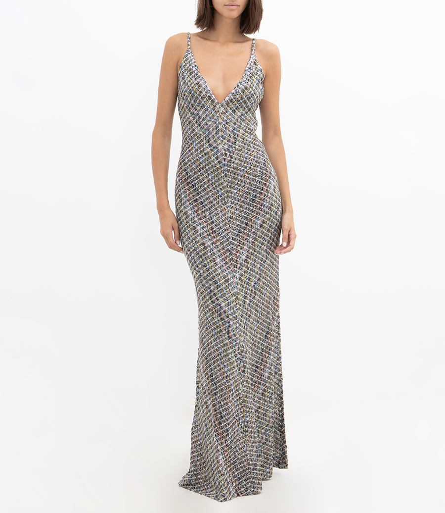OPEN BACK LONG DRESS