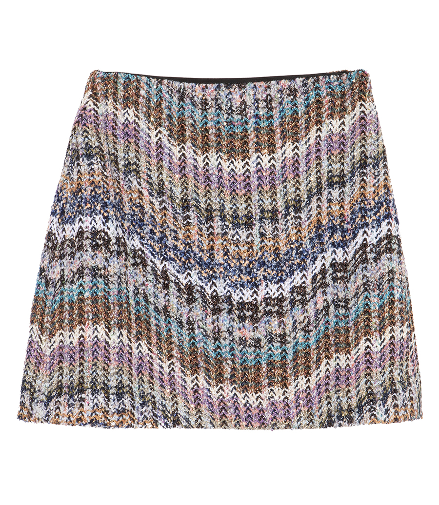 MISSONI - SEQUINED LAME MINI SKIRT