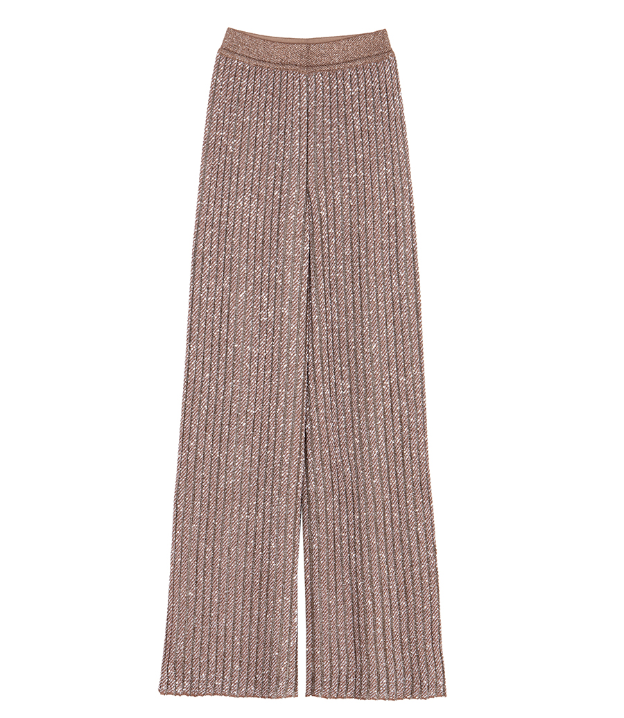 MISSONI - TEXTURED SEQUINS TROUSERS