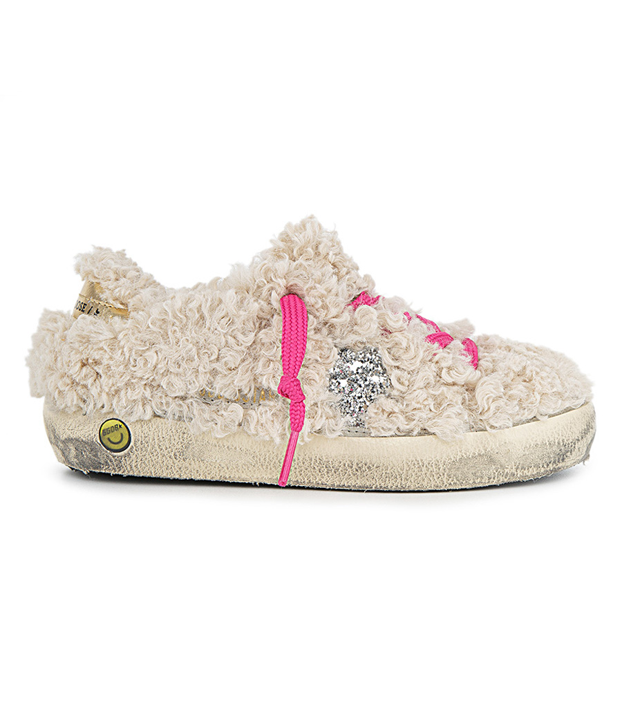 GOLDEN GOOSE  - SINTHETIC SHEARLING SUPER-STAR