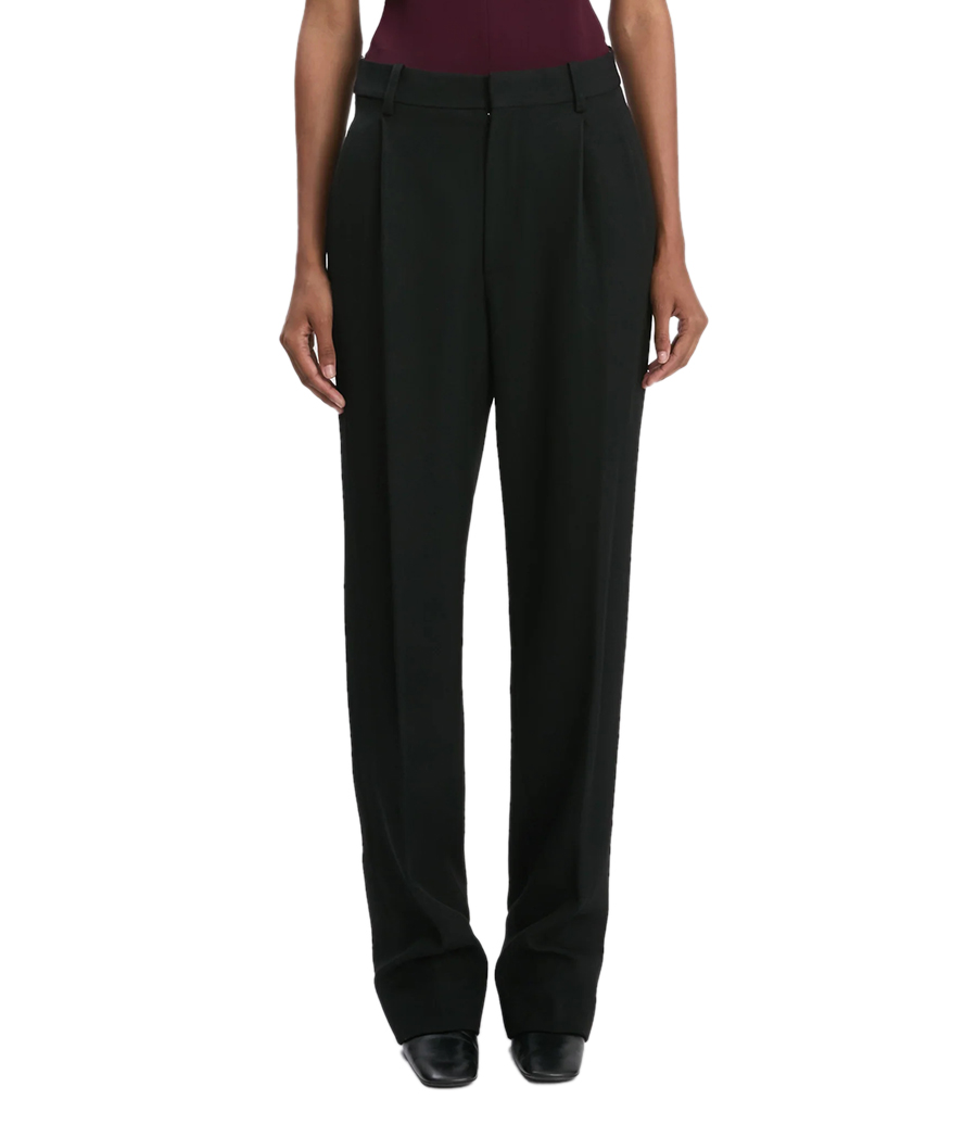 DROP-WAIST STRAIGHT LEG TROUSER