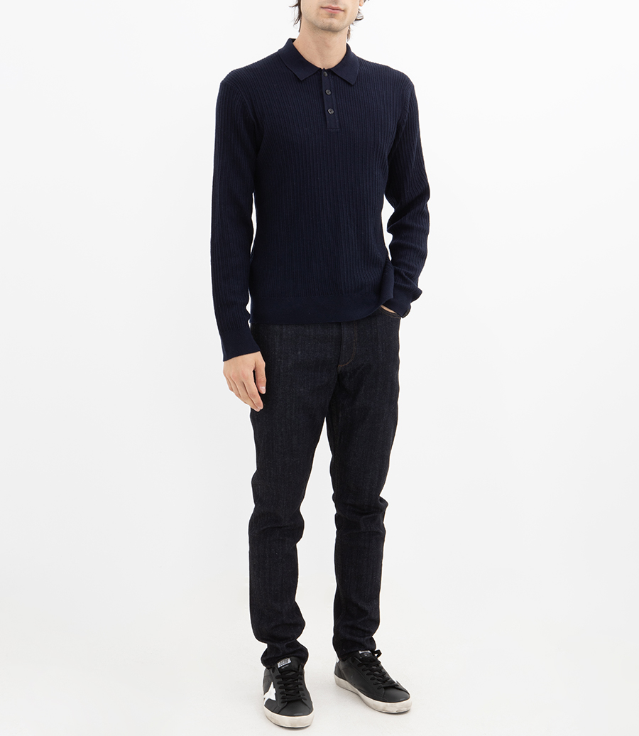 CRAWFORD POLO SWEATER