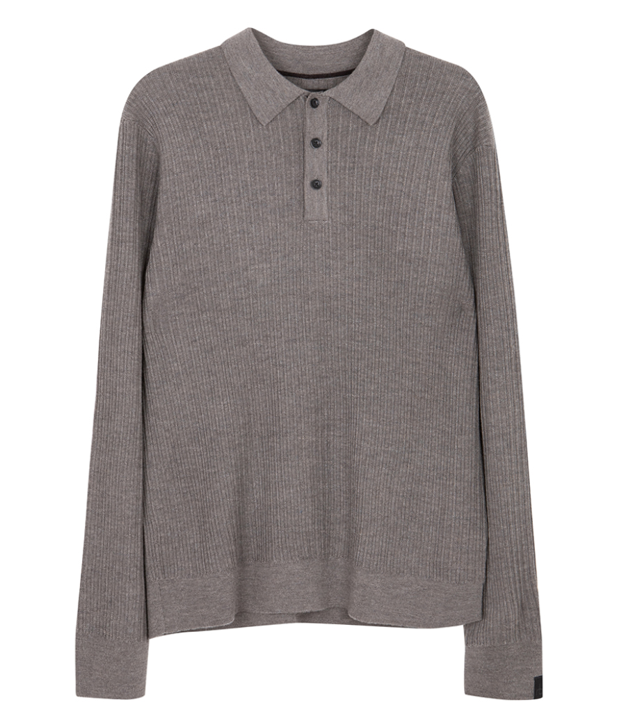 RAG & BONE - CRAWFORD POLO SWEATER