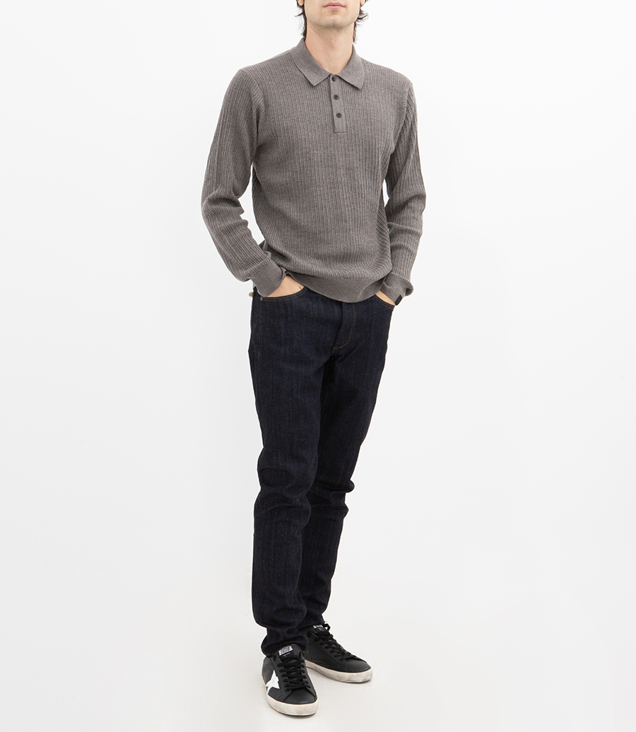 CRAWFORD POLO SWEATER