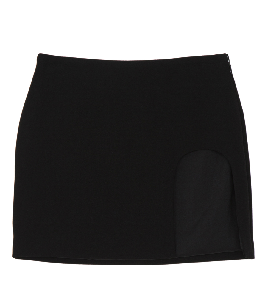 MONOT - MINI SKIRT WITH ROUND SILT