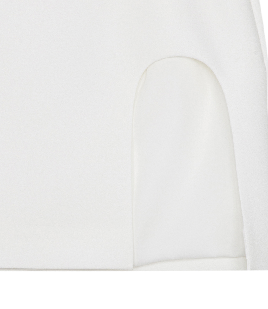 MINI SKIRT WITH ROUND SILT