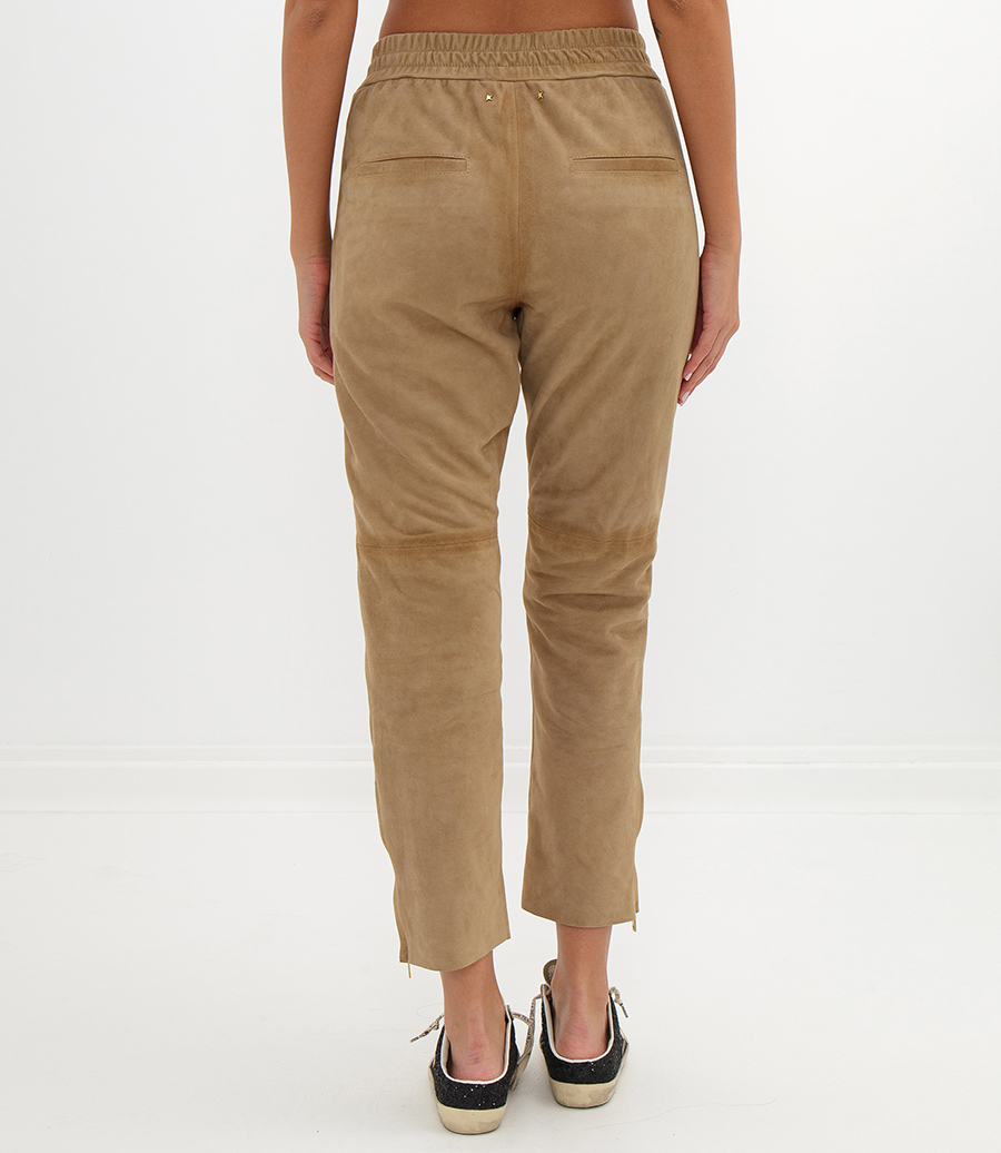 JOURNEY JOGGING PANT WAXED LEATHER