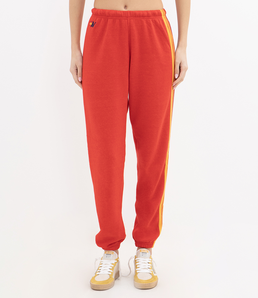 WOMENS 5 STRIPE SWEATPANT