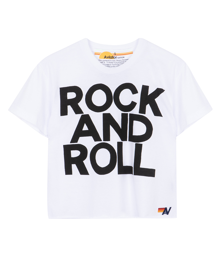 AVIATOR NATION - ROCK N ROLL BOYFRIEND  T SHIRT