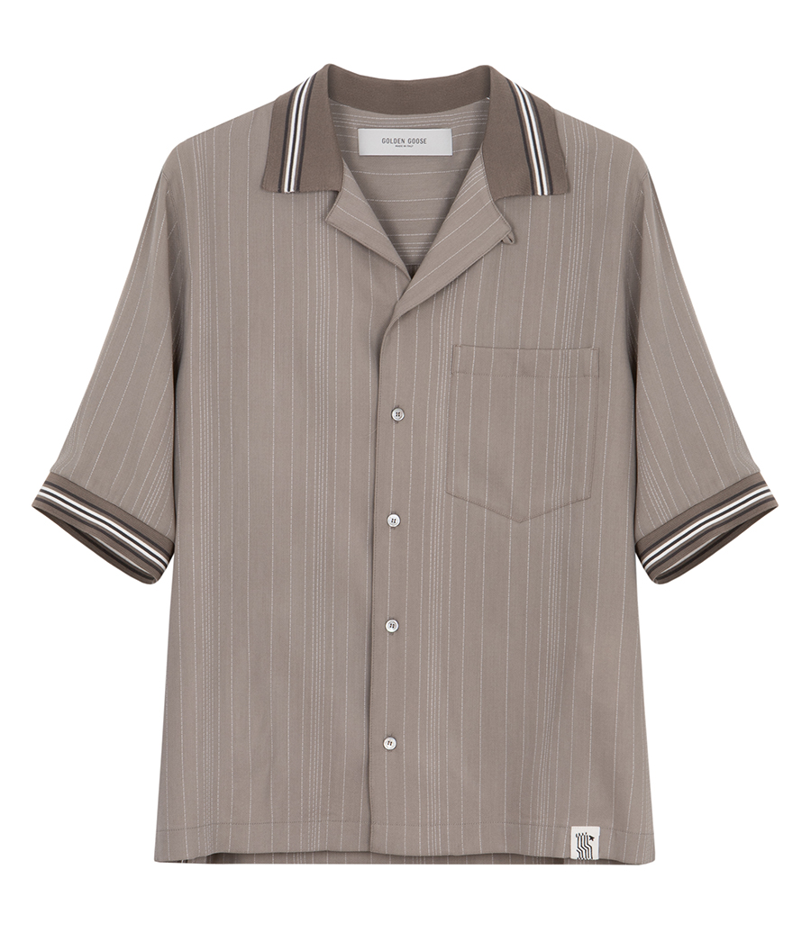 GOLDEN GOOSE  - JOURNEY SS BOXY SHIRT